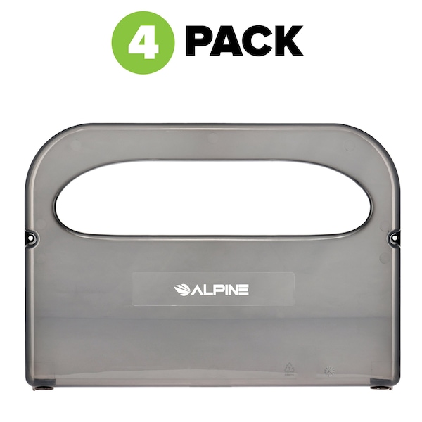 Alpine Industries Toilet Seat Cover Dispenser, Black, PK4 ALP453-4pk - main
